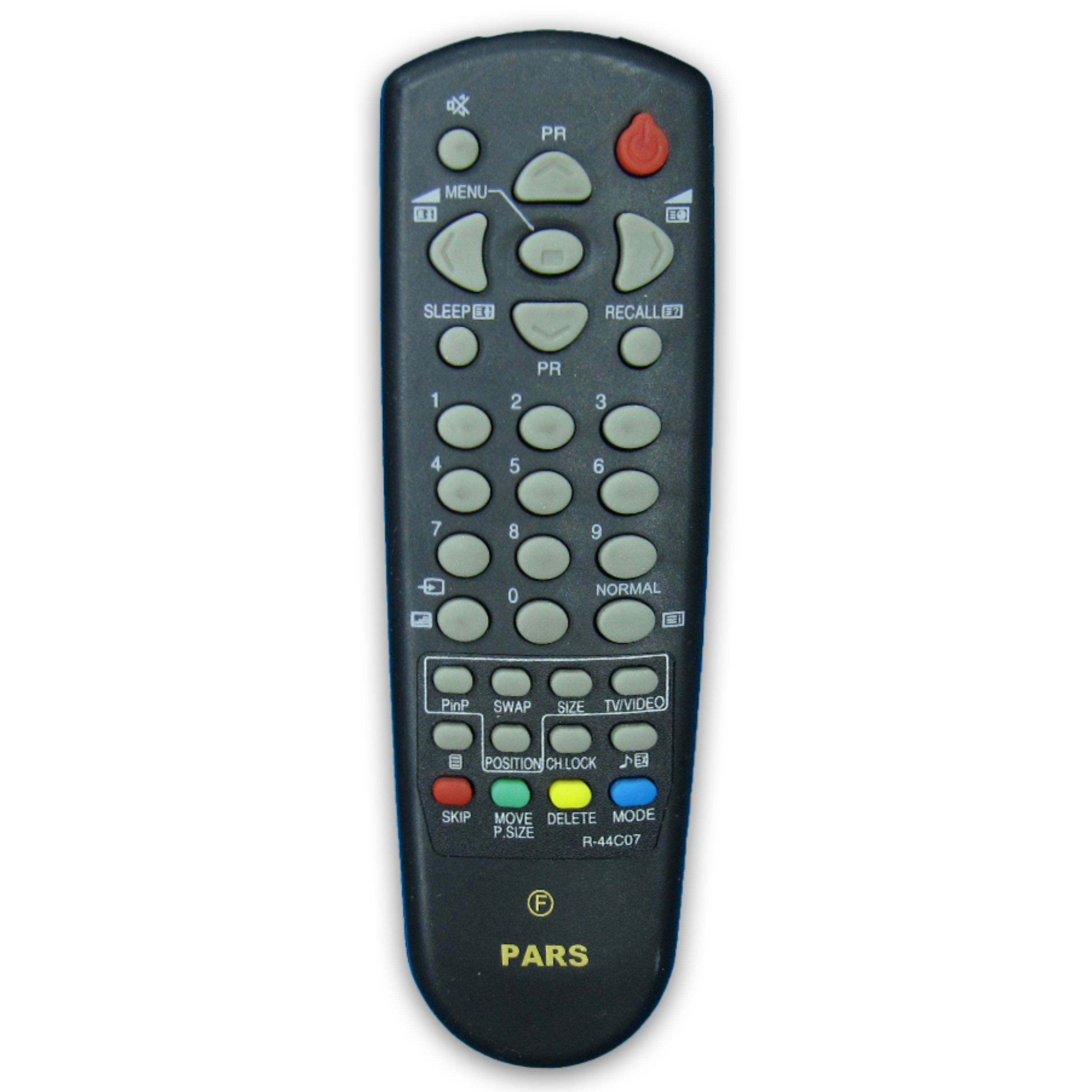 کنترل تلویزیون پارس PARS مدل R - 44 C 07