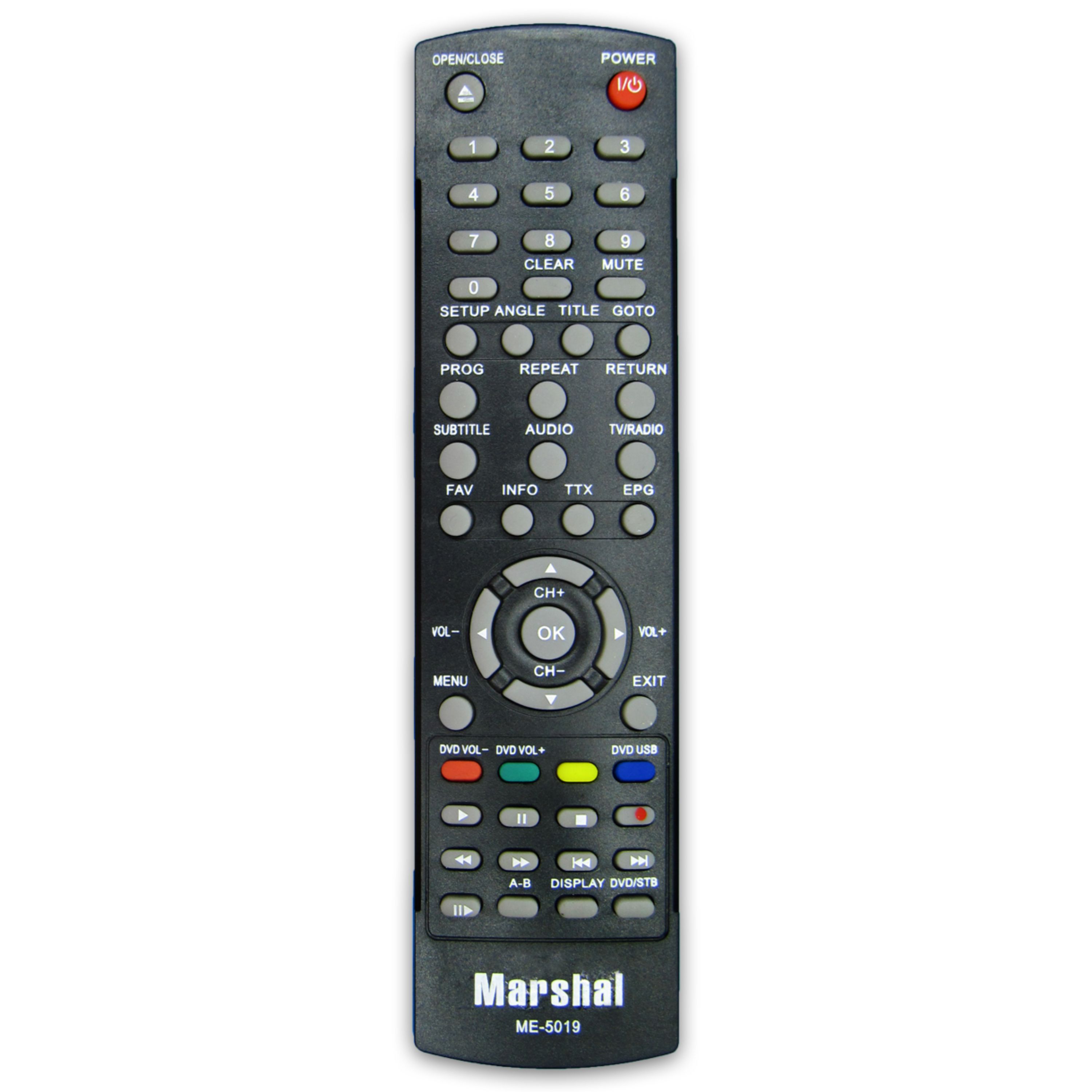 کنترل گیرنده دیجیتال مارشال MARSHAL مدل ME-5019 (DVD خور)