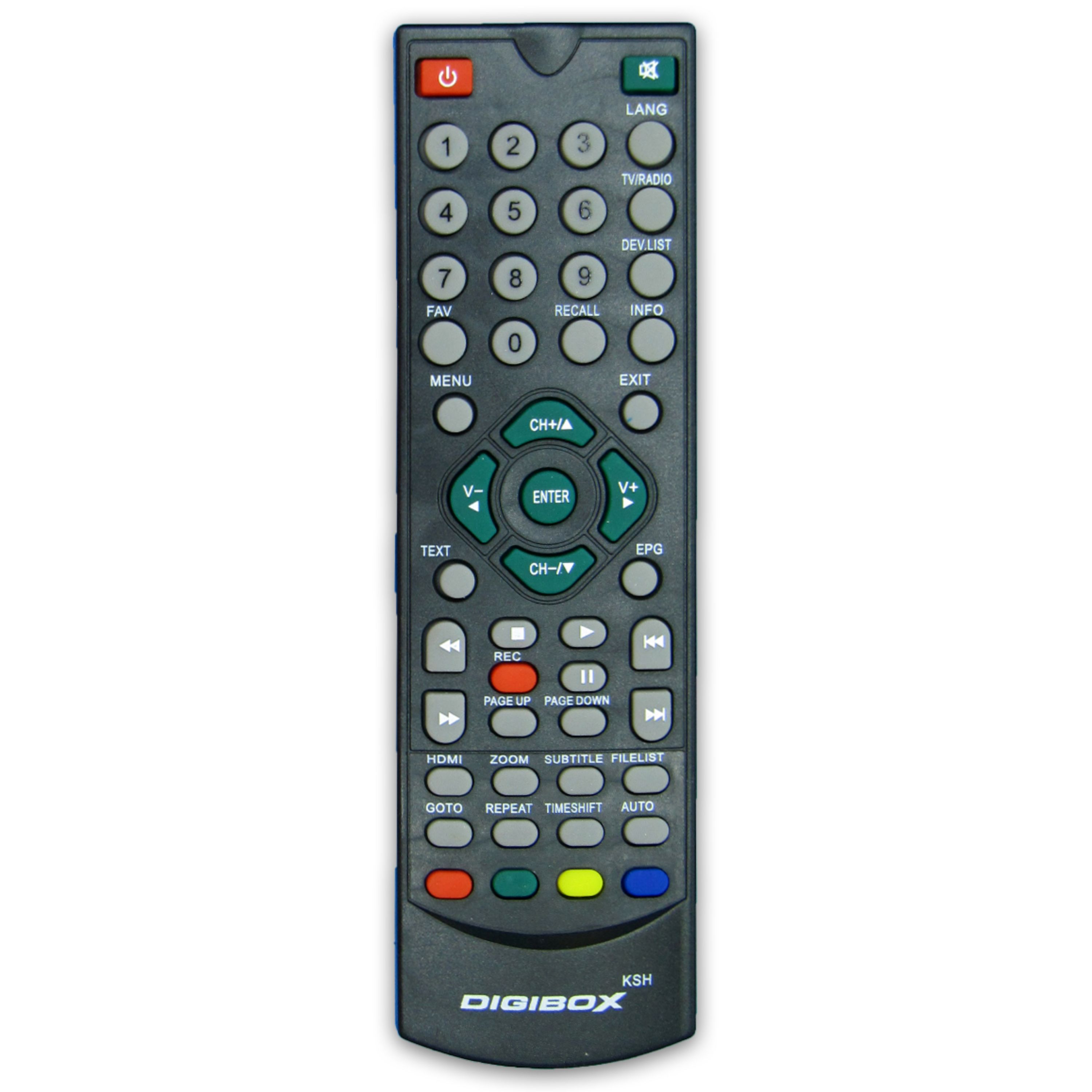 کنترل گیرنده دیجیتال دی جی باکس DIGIBOX مدل DG-114