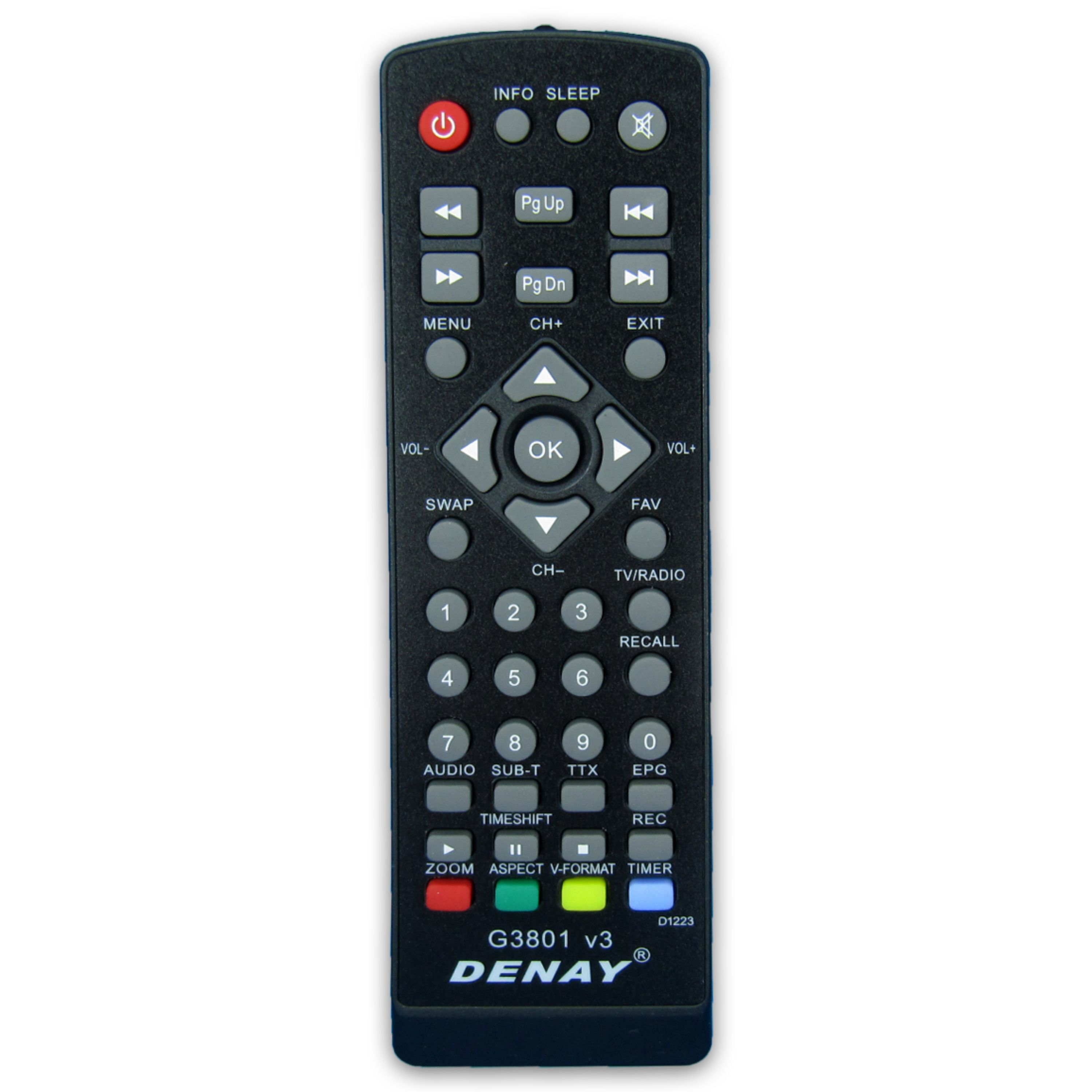 کنترل گیرنده دیجیتال دنای DENAY مدل G3801 v3