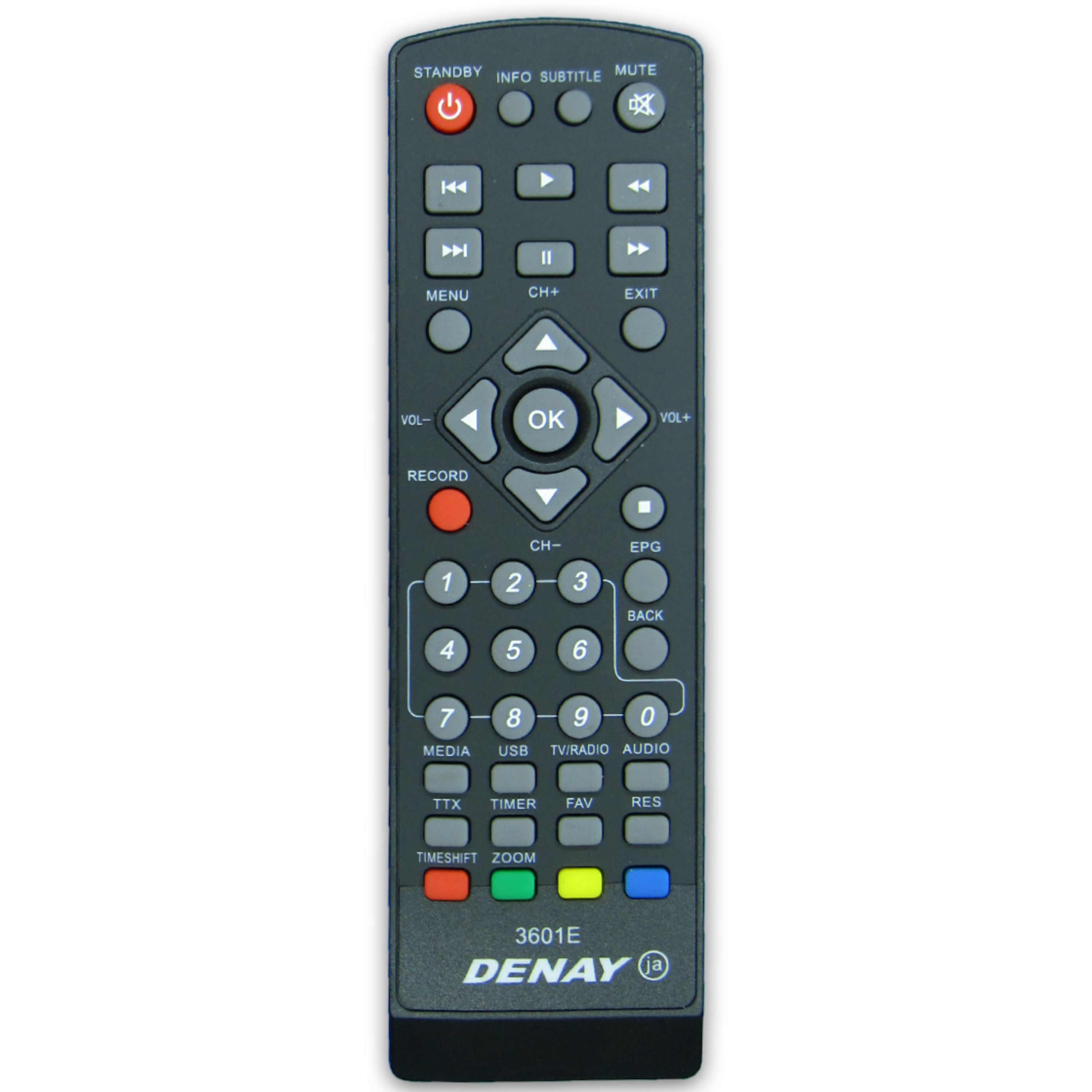 کنترل گیرنده دیجیتال دنای DENAY مدل 3601E