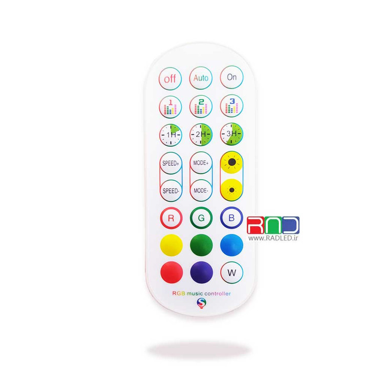 ریموت کنترل هوشمند مدل Wi-Fi 24 keys RGB LED Controller