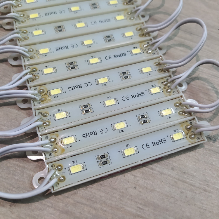 ال ای دی بلوکی LED سفید مهتابی 12 ولت رزین دار یک عددی