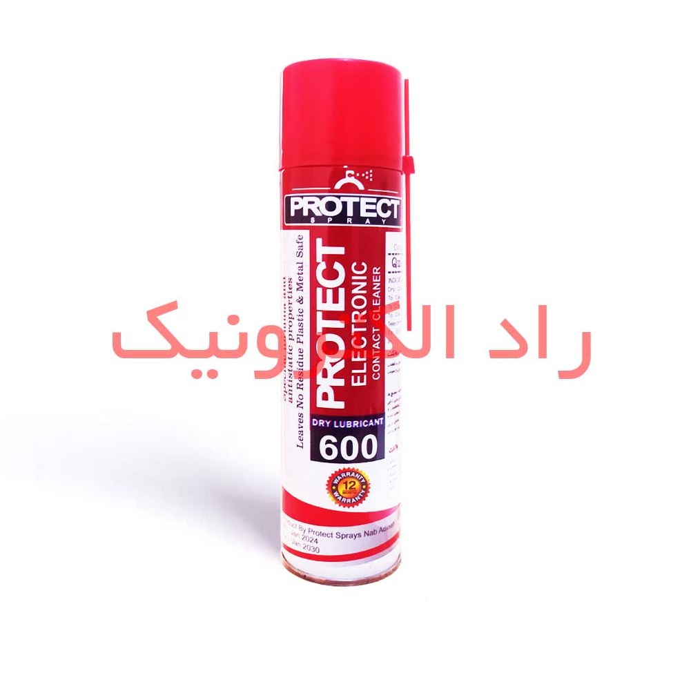 اسپری خشک پروتکت قرمز 600 Protect Tuner اصلی چربی زدایی برد الکترونیک