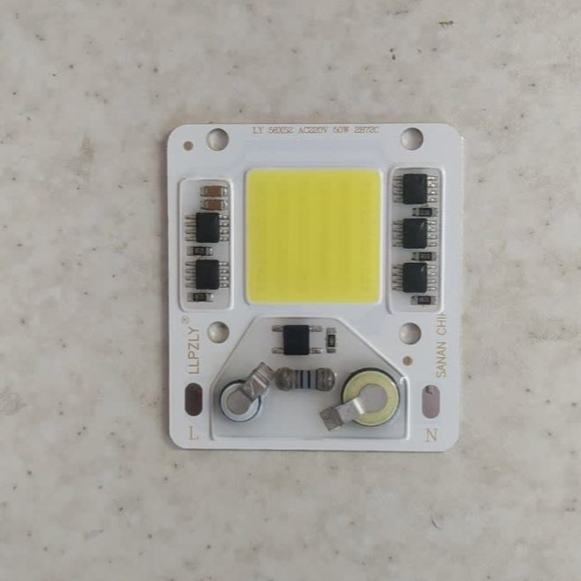 چیپ 50 وات 220 ولت سفید برند LY اصلی COB SMD 50W 220V