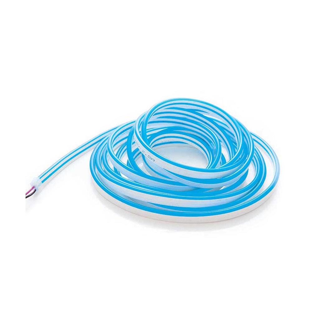 ال ای دی نئون فلکسی آبی یخی فیروزه ای متری Ice Blue Neon LED