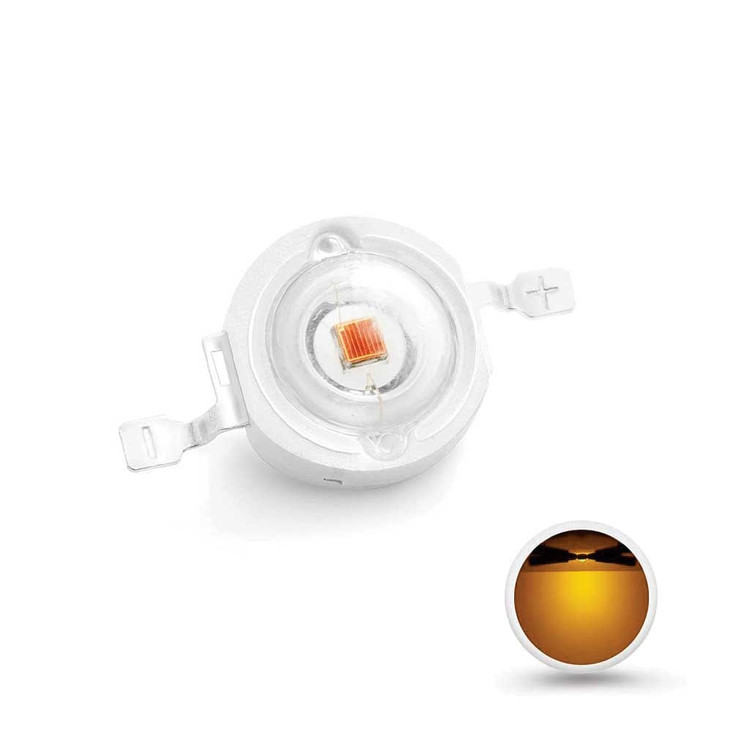 پاور ال ای دی زرد انبه ای Power LED 1W چیپ ایپی استار Epistar تایوان