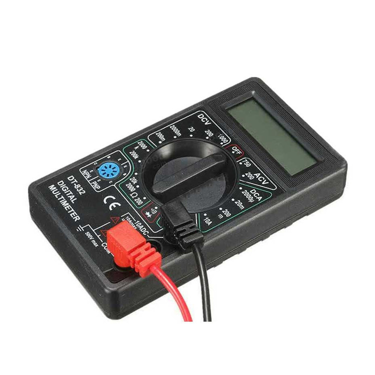 مولتی متر دیجیتال DT832 برند AKB مولتی متر DT-832 دارای فیوز 500mA