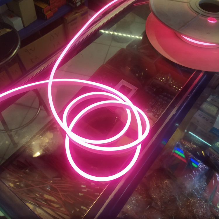 ال ای دی نئون فلکسی صورتی متری Pink Neon LED