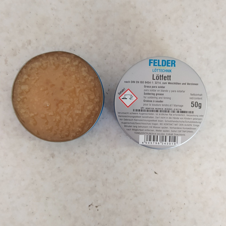 روغن لحیم اصلی لاتفت LATFETT ساخت آلمان فلدر 50 گرمی