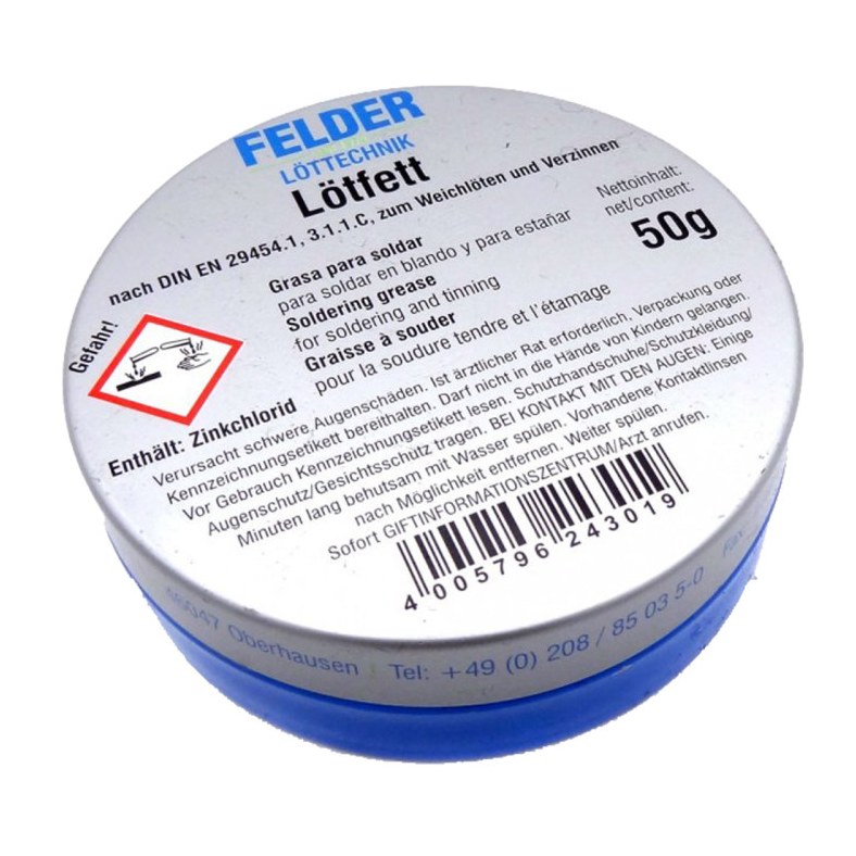 روغن لحیم اصلی لاتفت LATFETT ساخت آلمان فلدر 50 گرمی