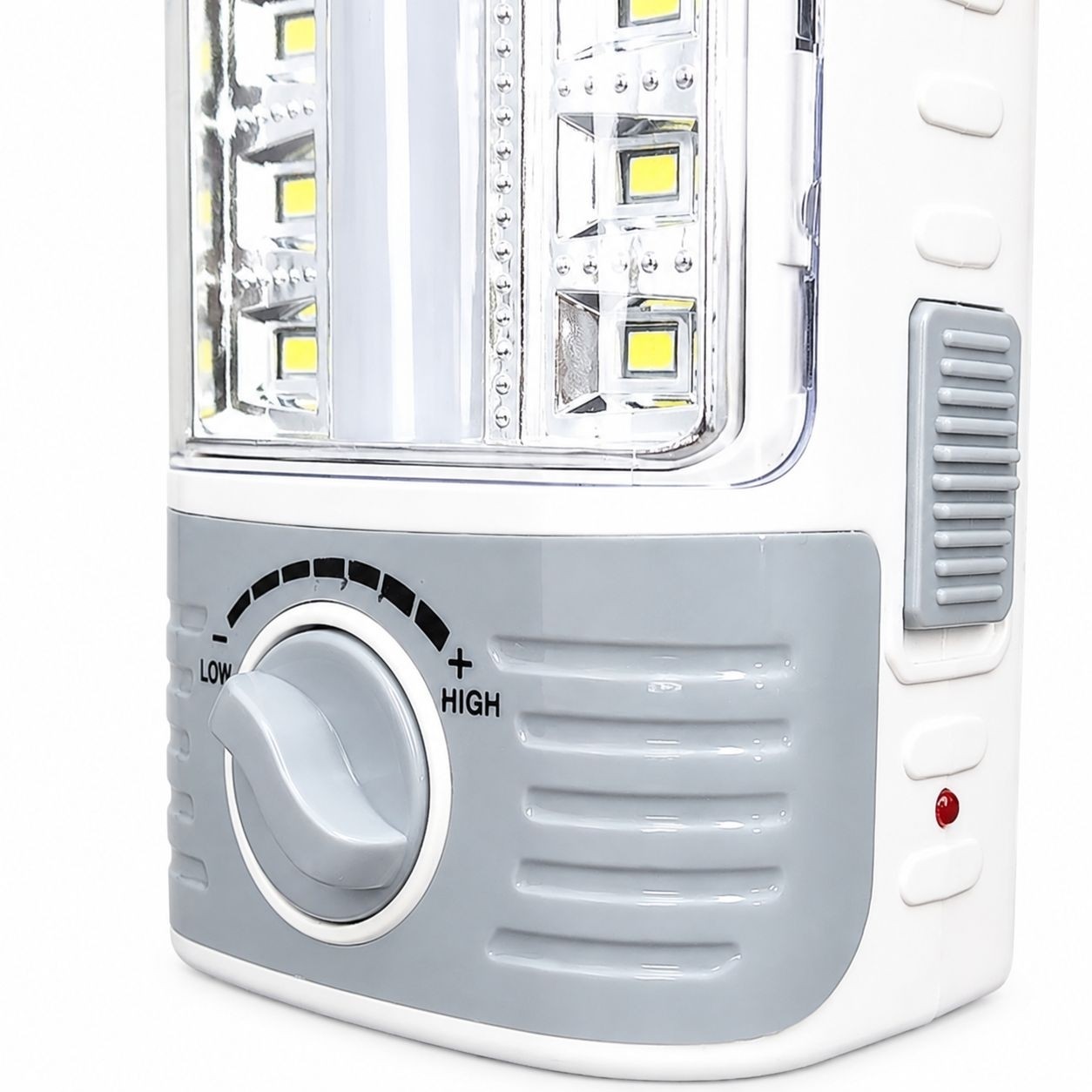 چراغ اضطراری شارژی ایستاده کمپینگ نور قوی HG DUE مدل HG-7737 اصلی چراغ شارژی LED دو حالته دیمر دار مناسب برای قطعی برق