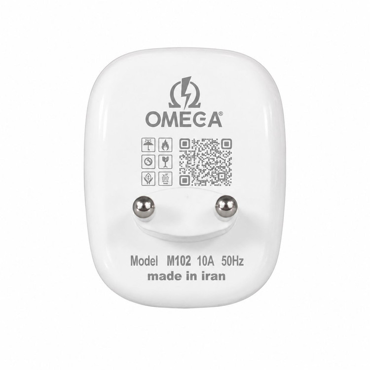 تبدیل برق 3 به 2 امگا omega مدل M102 اصلی با کیفیت درجه یک