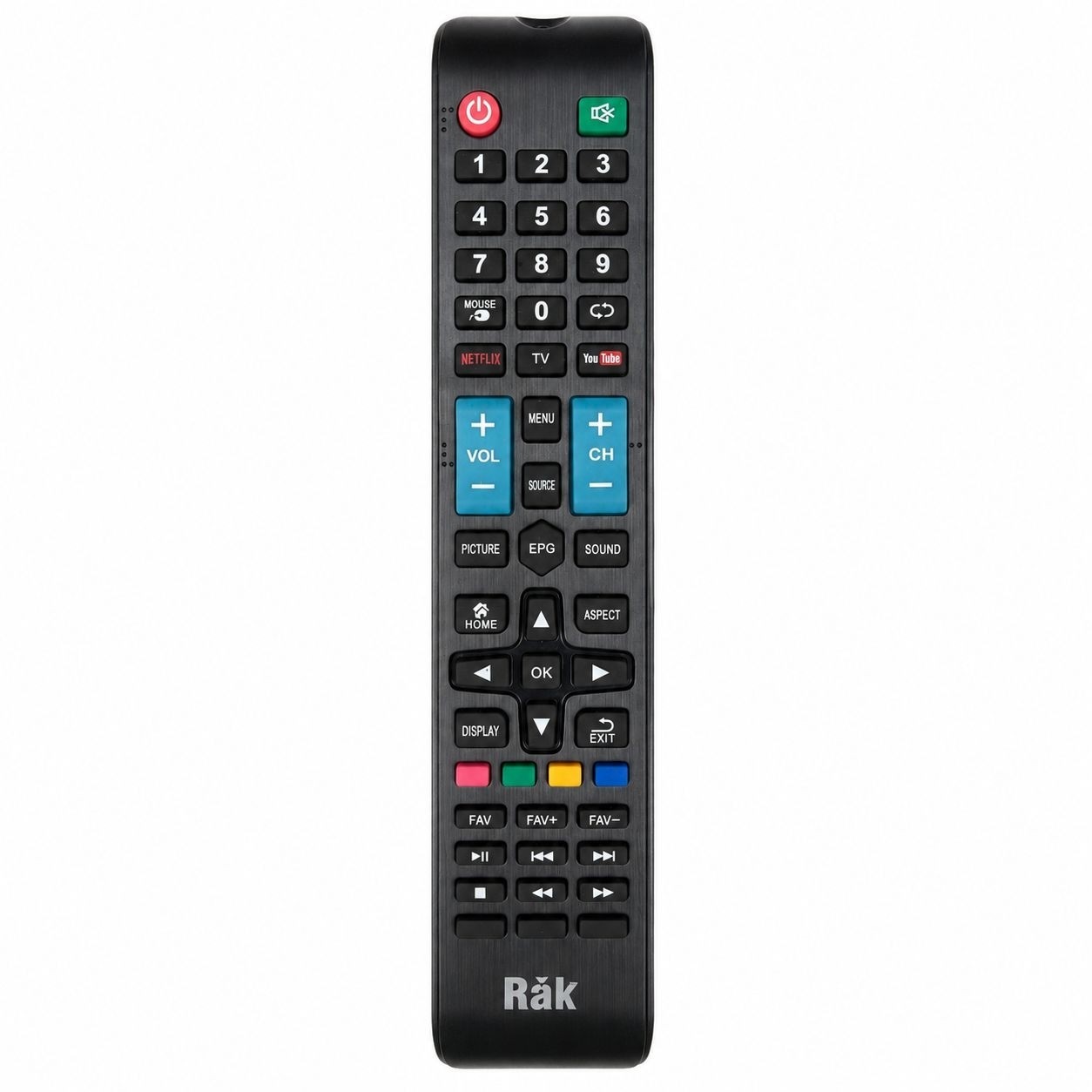 کنترل تلویزیون راک طرح 1078 RAK اصلی بهترین کیفیت