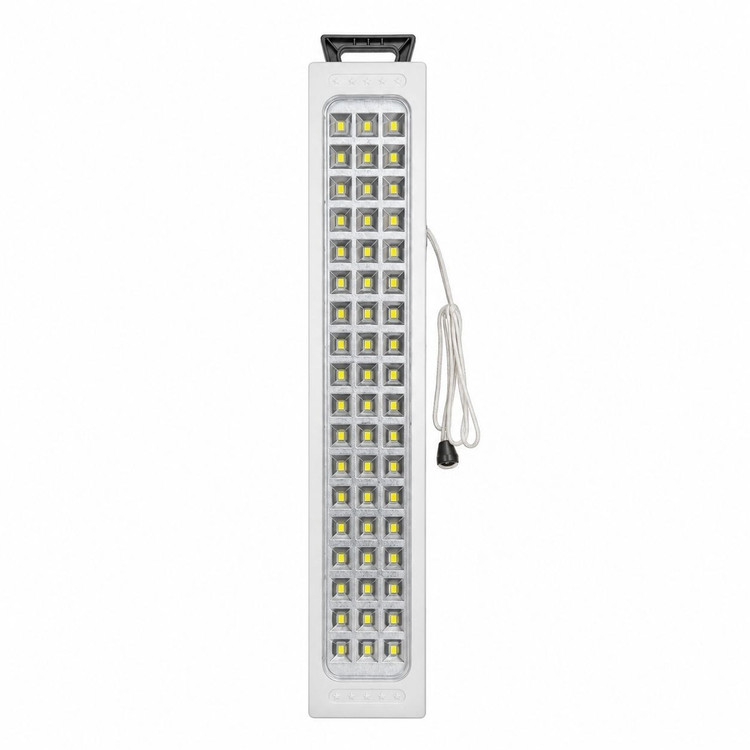 چراغ اضطراری شارژی 60 SMD LED چراغ شارژی قطع برق پرنور با باتری 2500mAh مناسب منزل، کمپینگ و سفر