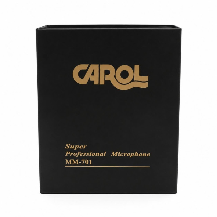 میکروفون یقه ای با سیم کارول مدل MM-701 اصلی میکروفن پرقدرت حرفه ای بدون نویز مناسب برای سخنرانی، اجرا، خبرنگاری و ضبط ص