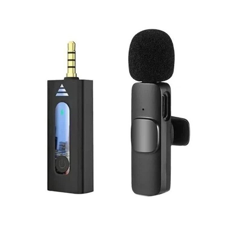 میکروفون یقه ای بی سیم DETEX+ مدل DMW33-AUX اصلی میکروفون وایرلس AUX مناسب تولید محتوا ولاگ، مصاحبه لایو وکلاس آنلاین