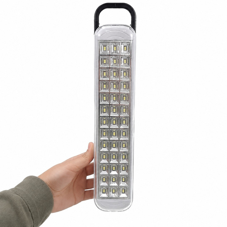 چراغ اضطراری شارژی HG DUE مدل HG-714 اصلی با 42 SMD قابل حمل با نوردهی بیش از 5 ساعت مناسب زمان قطعی برق و کمپینگ