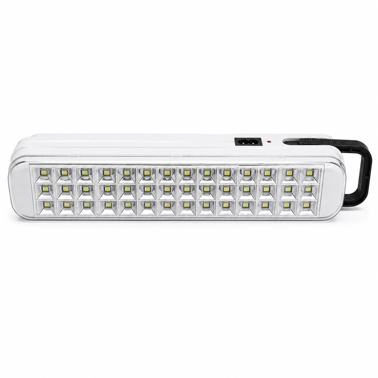 چراغ اضطراری شارژی HG DUE مدل HG-714 اصلی با 42 SMD قابل حمل با نوردهی بیش از 5 ساعت مناسب زمان قطعی برق و کمپینگ