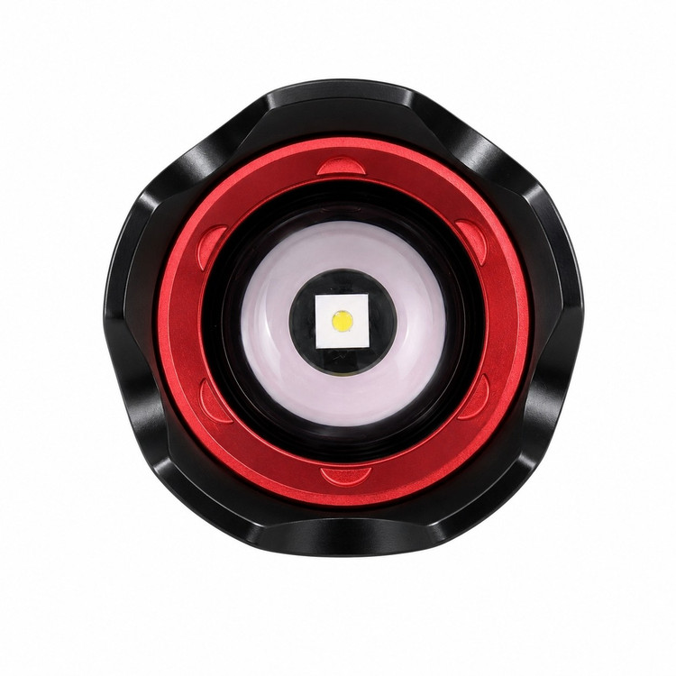 چراغ قوه حرفه ای شارژی آلومینیومی سیتیکام مدل CT-920 دارای نور جانبی، قابلیت پاوربانک و قابلیت زوم