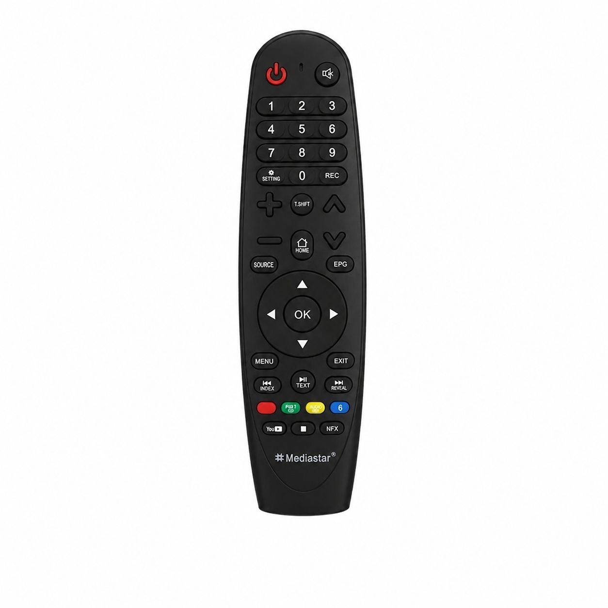 کنترل تلویزیون LED هشتک مدیا استار تخم مرغی کلید / اصلی با کیفیت بسیار عالی 580