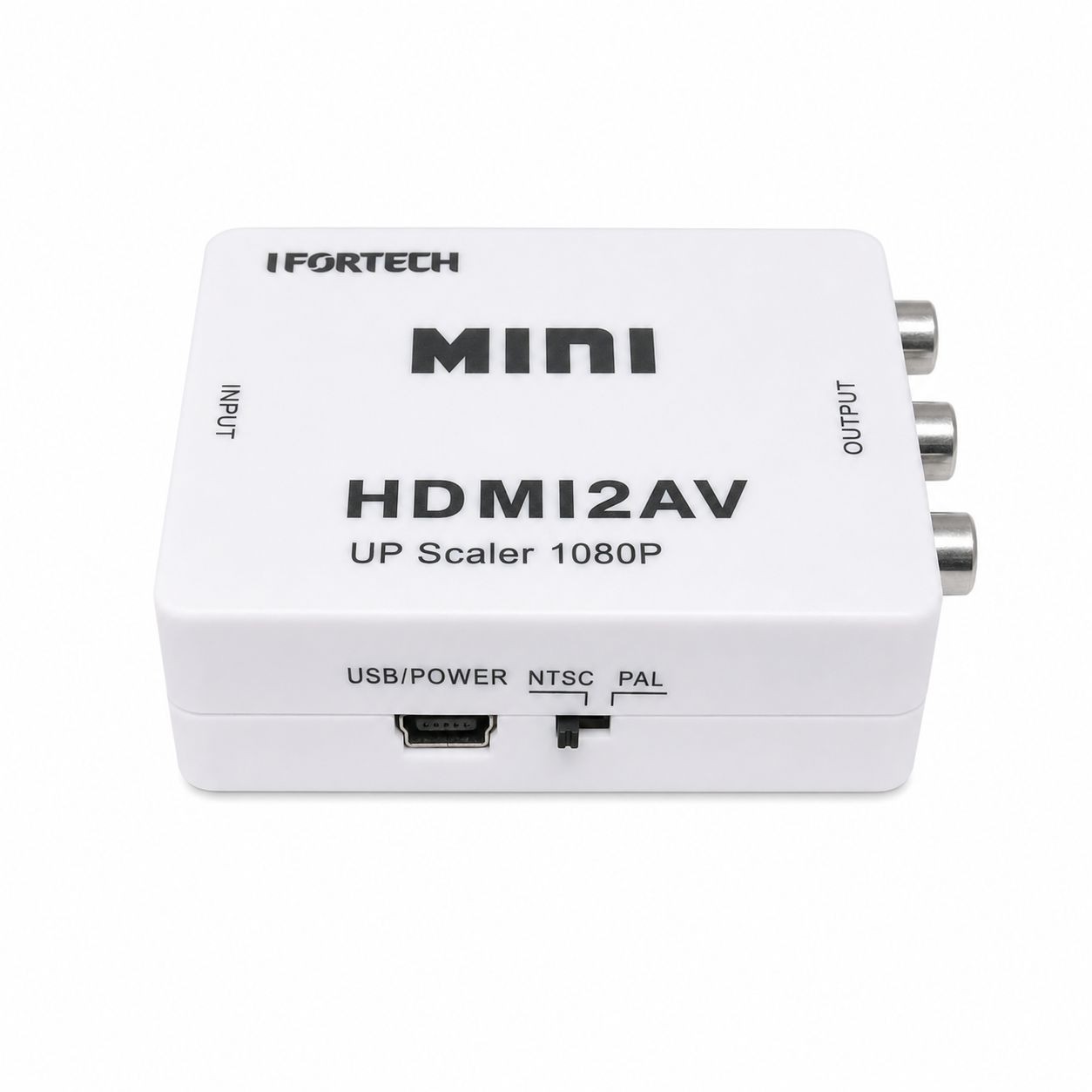 تبدیل HDMI به AV سه فیش آی فورتک iFORTECH مبدل HDMI به RCA مناسب تلویزیون های قدیمی