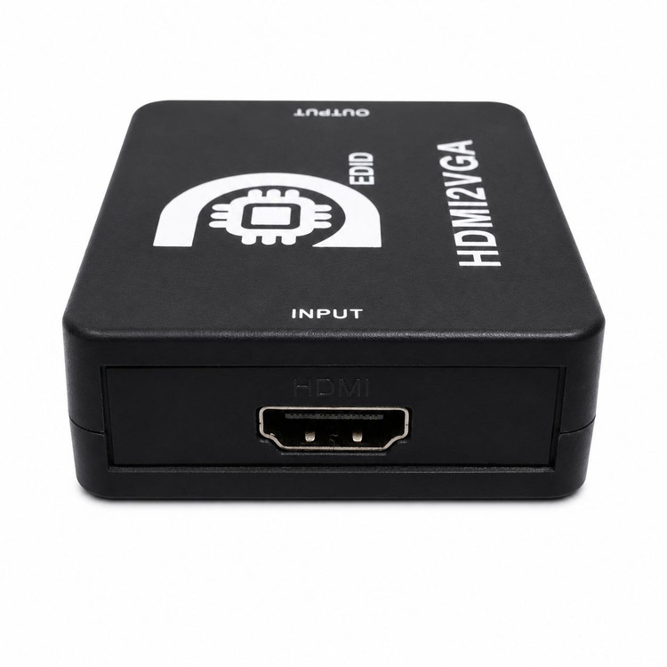 مبدل HDMI به VGA دلتا 4K تبدیل HDMI به VGA با خروجی تصویر Full HD 1080P مناسب مانیتور، ویدئو پروژکتور و تلویزیون