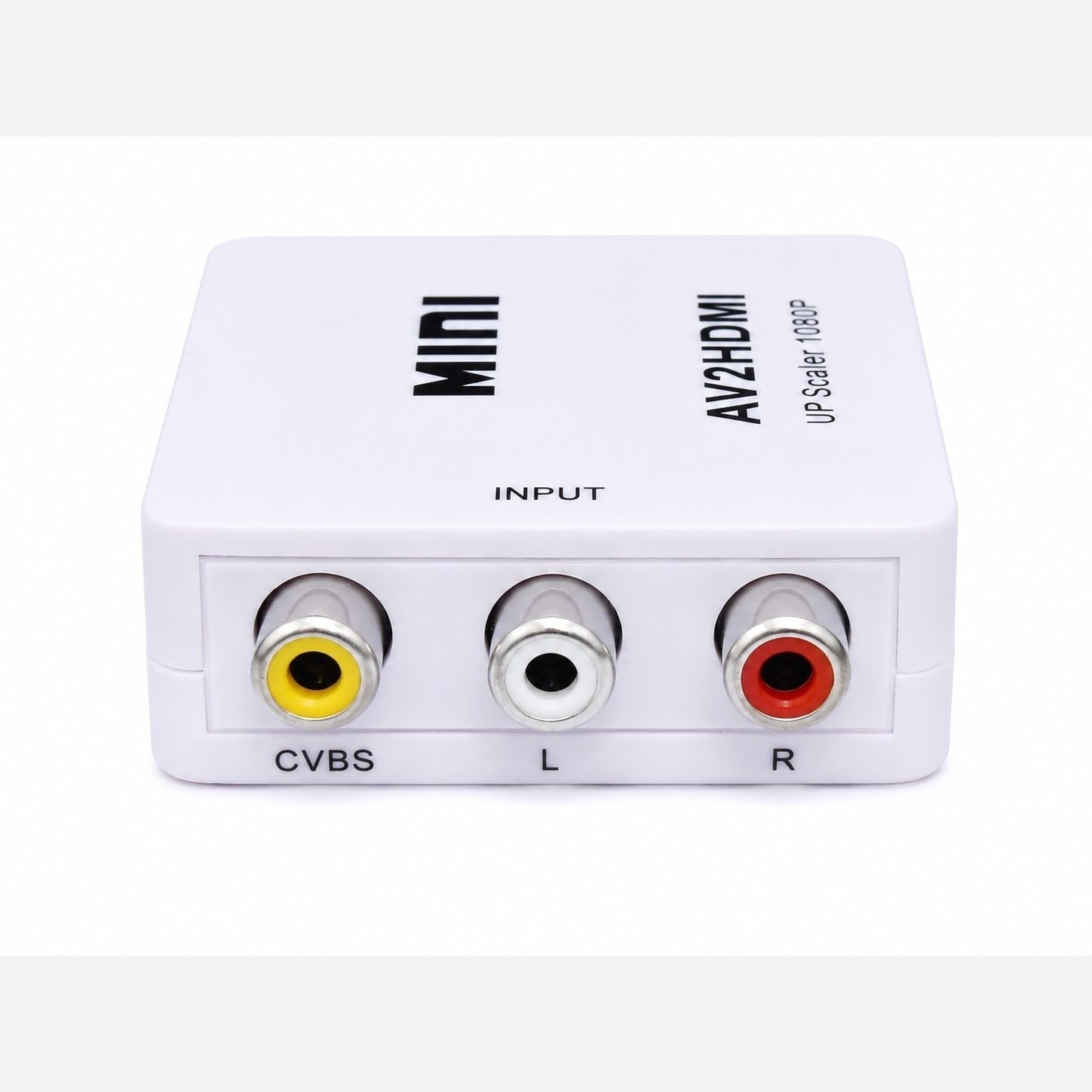 تبدیل AV به HDMI مدل Mini AV2HDMI مبدل تصویر و صدا AV (سه فیش RCA) به HDMI با خروجی Full HD 1080P