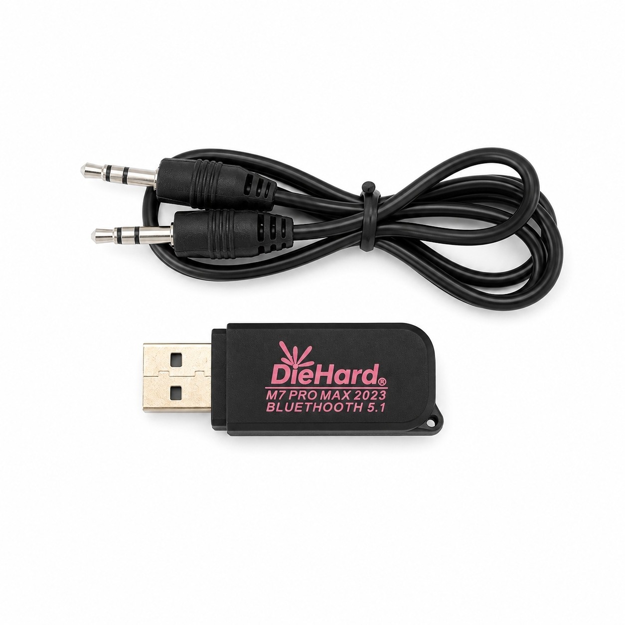 دانگل بلوتوث USB فرستنده و گیرنده صدا DIEHARD M9 Pro Max 2023 بلوتوث 5.0 مناسب تلویزیون، خودرو و اسپیکر