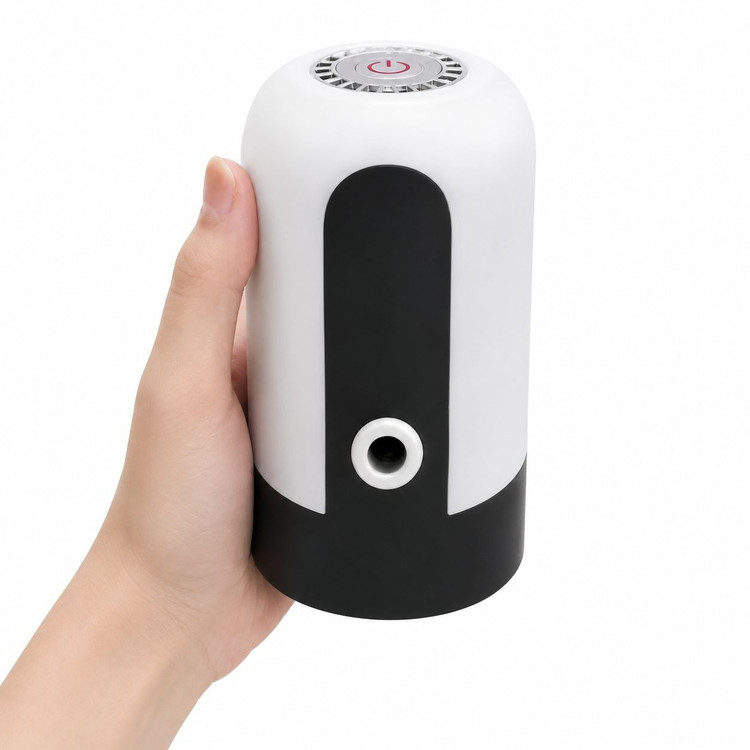 پمپ آب شارژی گالن مدل Automatic Water Dispenser آبریز برقی اتوماتیک با خروجی استیل و شارژ Type-C