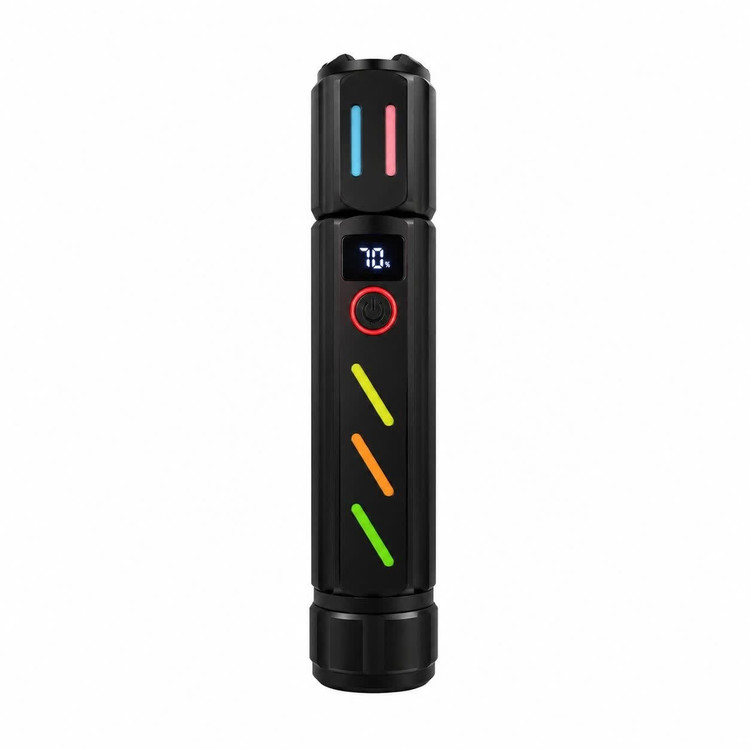 چراغ قوه شارژی LED چندکاره پاوربانک دار COB با آهنربا و USB-C با قابلیت زوم اورجینال