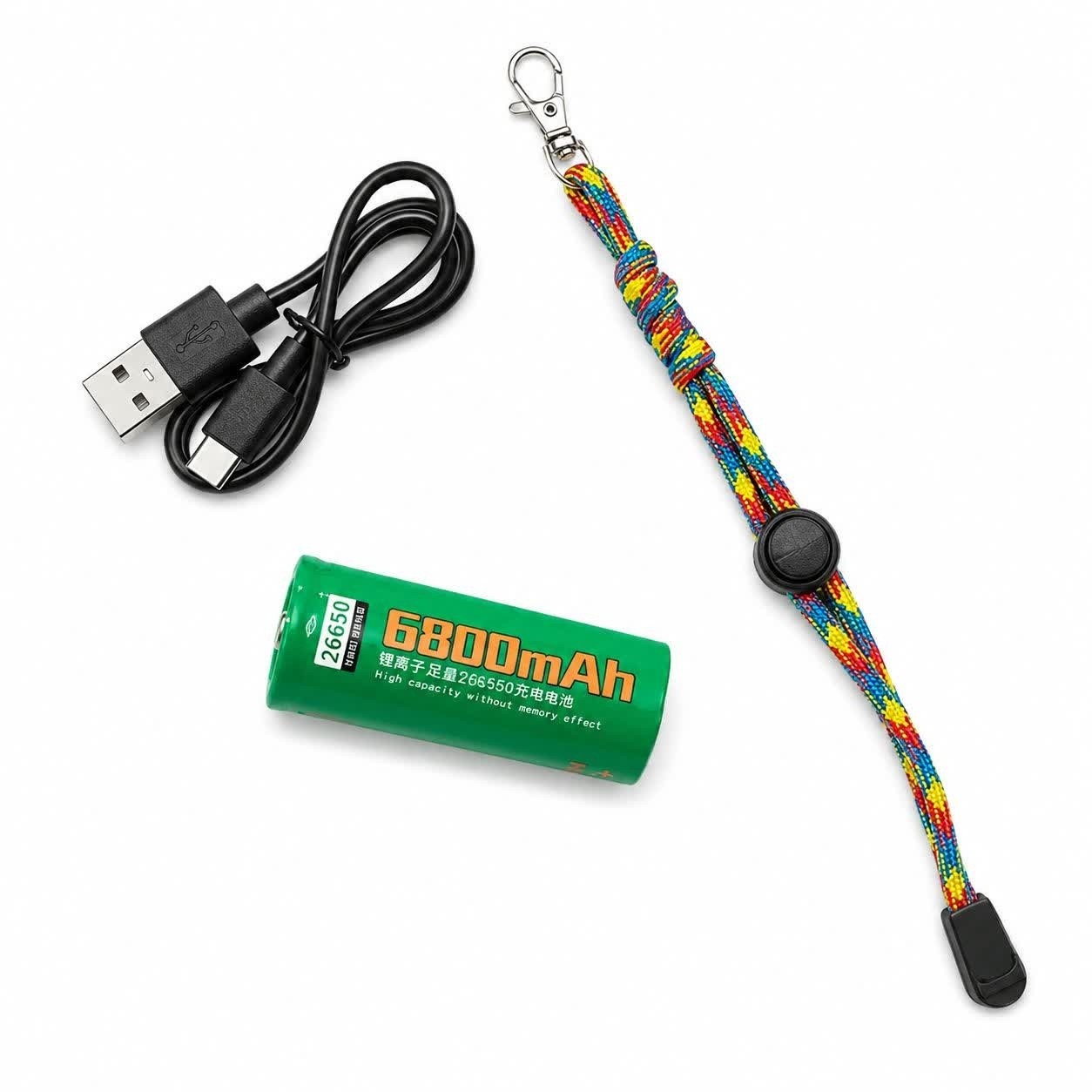 چراغ قوه شارژی LED چندکاره پاوربانک دار COB با آهنربا و USB-C با قابلیت زوم اورجینال