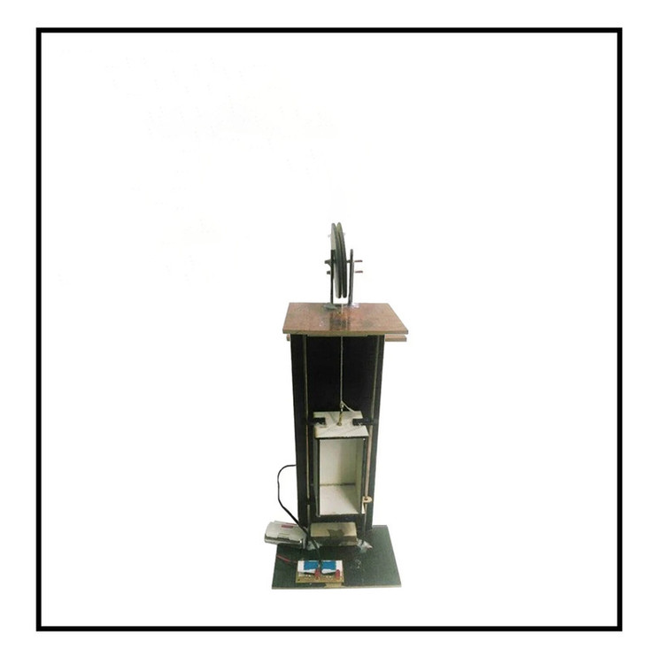 کیت آموزشی مدل کیت سازه حرکتی پایه نهم آسانسور چوبی کد hp123