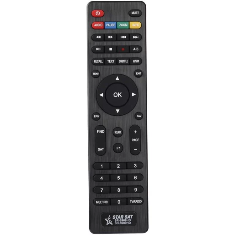 کنترل گیرنده استارست StarSat SR-69698989 HD درجه یک