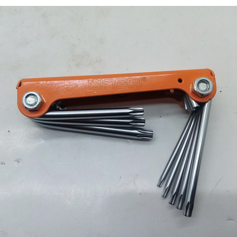 آچار آلن ستاره ای دینگشی مدل DF845S مجموعه 8 عددی