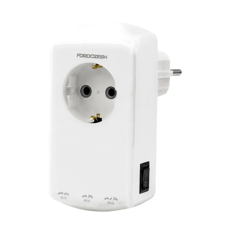 محافظ ولتاژ یخچال و فریزر فروزش مدل لوتوس LOTUS LT-100W اصلی محافظ ارتدار تکخانه دیجیتال بدون سیم