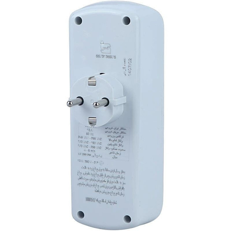 محافظ ولتاژ ارتدار 2 خانه دیجیتال دیواری فروزش مدل لوتوس LT200DW محافظ لباسشویی و ظرفشویی 4000VA