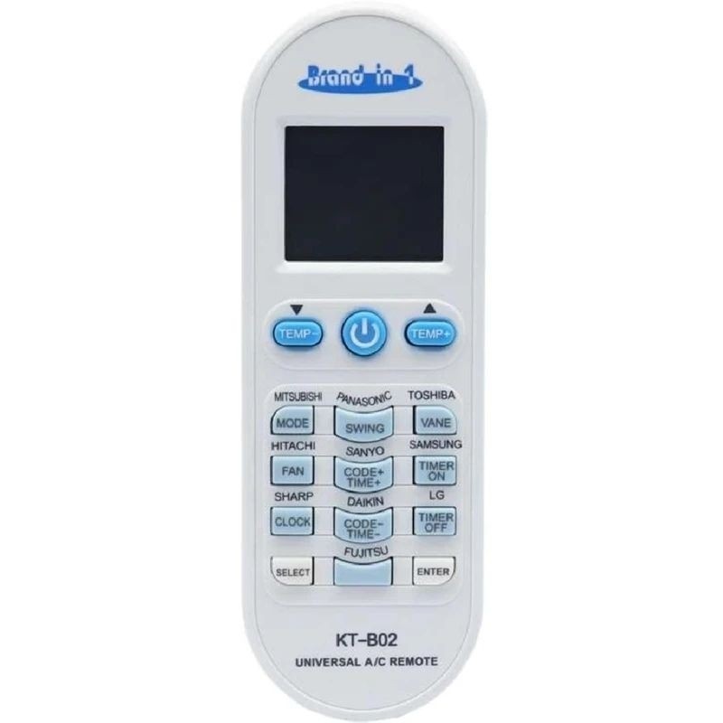 ریموت کنترل کولر گازی همه کاره مدل KT-B02 کنترل یونیورسال کولر گازی اصلی