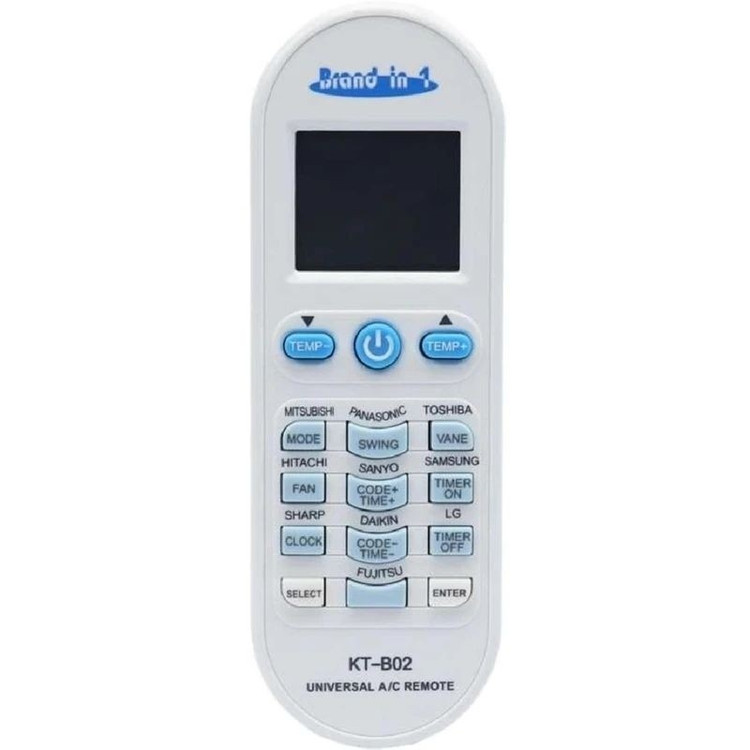 ریموت کنترل کولر گازی همه کاره مدل KT-B02 کنترل یونیورسال کولر گازی اصلی