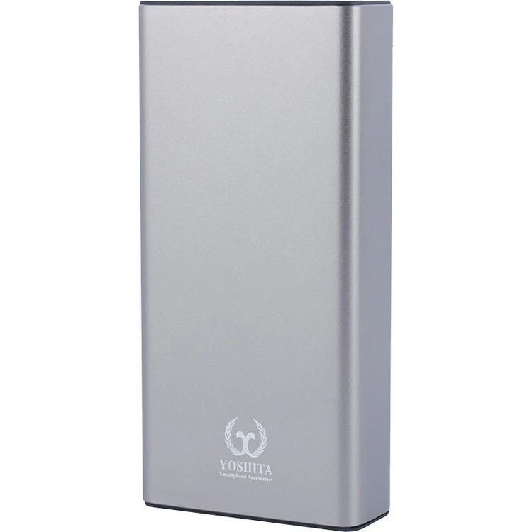 پاوربانک فست شارژ 25 وات با ظرفیت 20000mAh یوشیتا مدل Yoshita YP-020 اصلی سایز بزرگ، ظرفیت واقعی 20000، نمایشگر LCD، منا