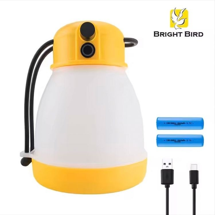 چراغ قوه کمپینگ شارژی مدل CH-22035 اصلی چراغ کمپینگ ضد آب و ضد ضربه با نور 500 لومن، قابلیت پاوربانک و طراحی زیبا