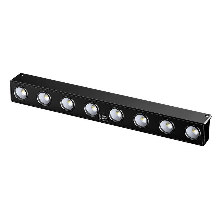 چراغ دیواری خورشیدی 8 لامپ شارژی RGB مدل MY-85080-8 هفترنگ ضدآب مناسب برای تزئین، باغ، حیاط و فضای باز