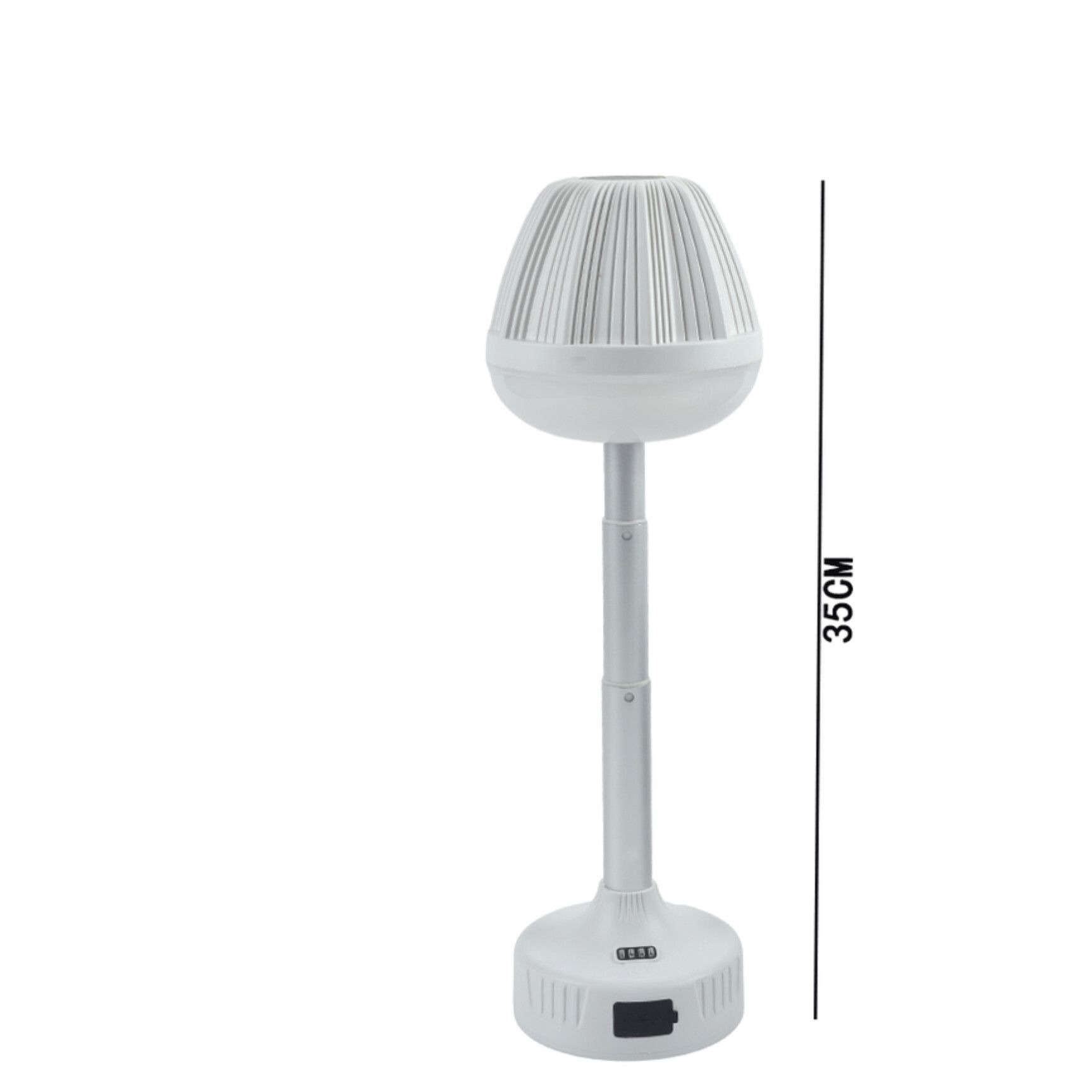 آباژور شارژی رومیزی LED مدل 009 قارچی چراغ خواب لمسی با نور 1000 لومن و باتری 18650