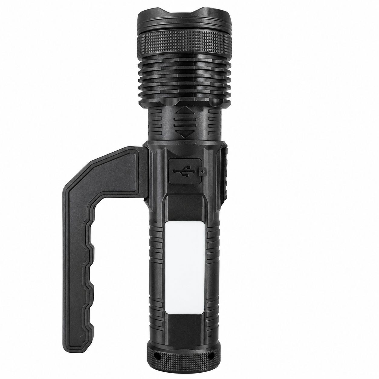 چراغ قوه شارژی حرفهای 800 لومن مدل CT-307 نور یووی UV نور پلیسی پاوربانک زوم دار