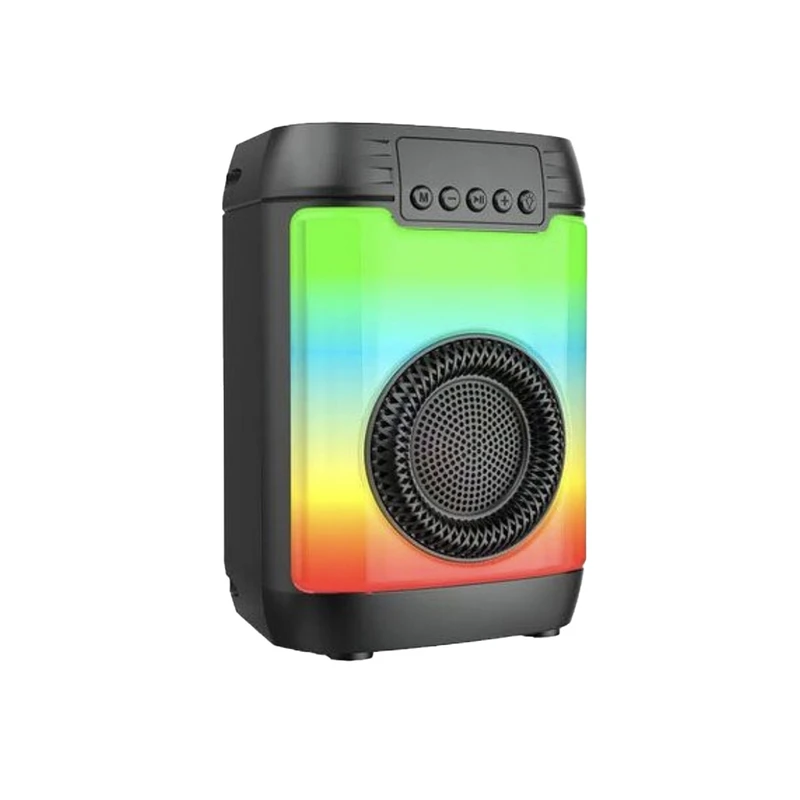 اسپیکر بلوتوثی قابل حمل تی وان مدل T1-443S با رقص نور RGB و قابلیت TWS