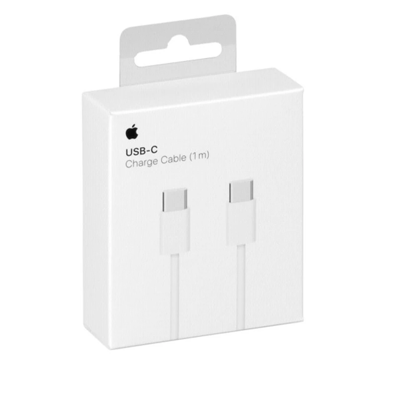 کابل شارژکنفی و دیتااپل USB-C به USB-C مدل ۶۰ وات اورجینال با طول ۱ متر MQKJ3ZM/A