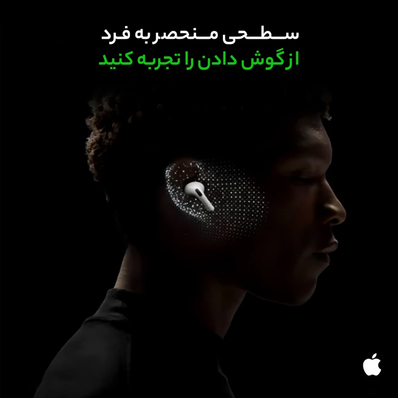 هندزفری بلوتوثی اپل ایرپاد پرو نسل دوم AirPods Pro 2 USB-C (نسخه مشابه اورجینال)