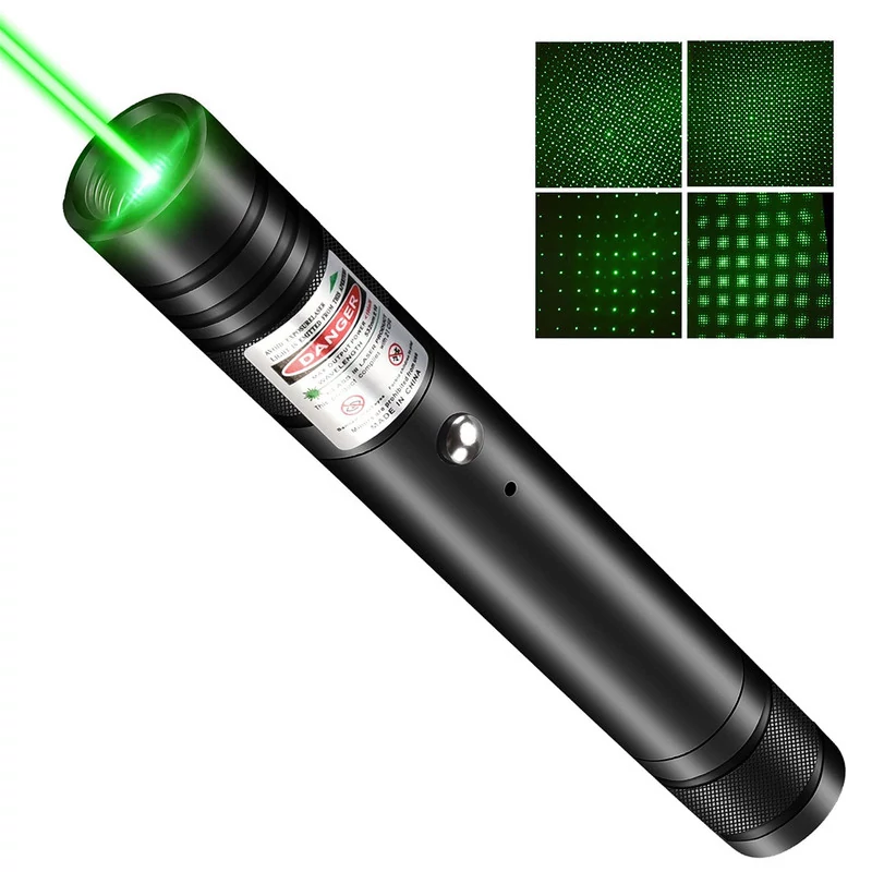 لیزر پوینتر سبز شارژی رویلانگ اصلی مدل RL-Laser 303 مجهز به کلید قفل ایمنی و باتری ۱۸۶۵۰