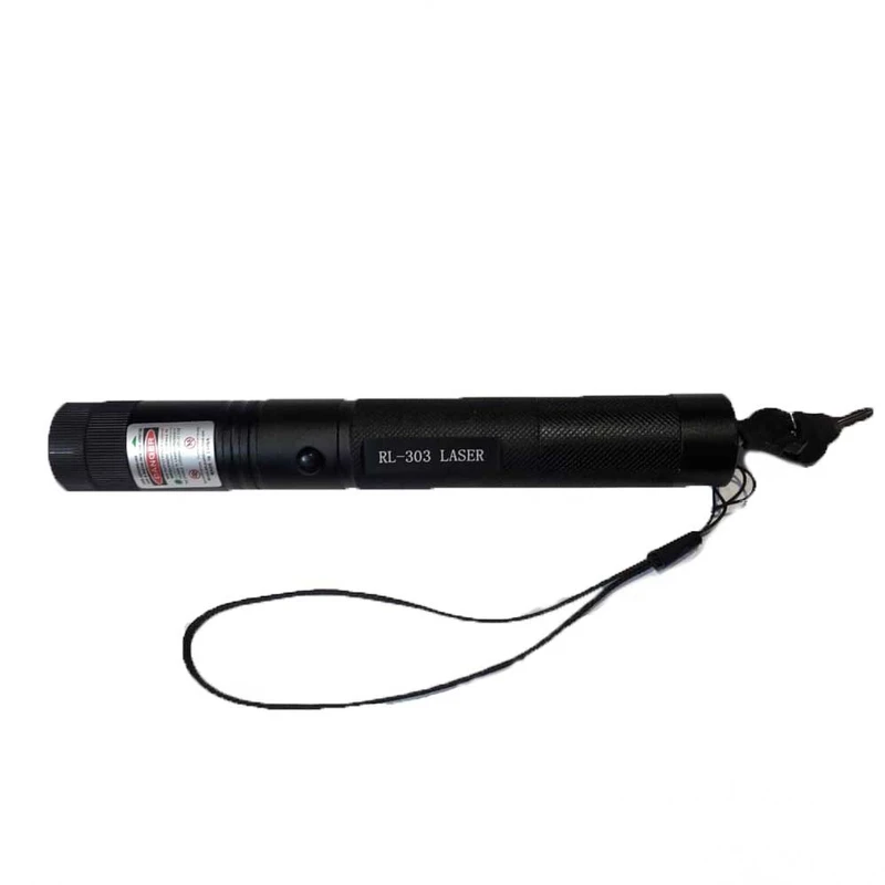 لیزر پوینتر سبز شارژی رویلانگ اصلی مدل RL-Laser 303 مجهز به کلید قفل ایمنی و باتری ۱۸۶۵۰